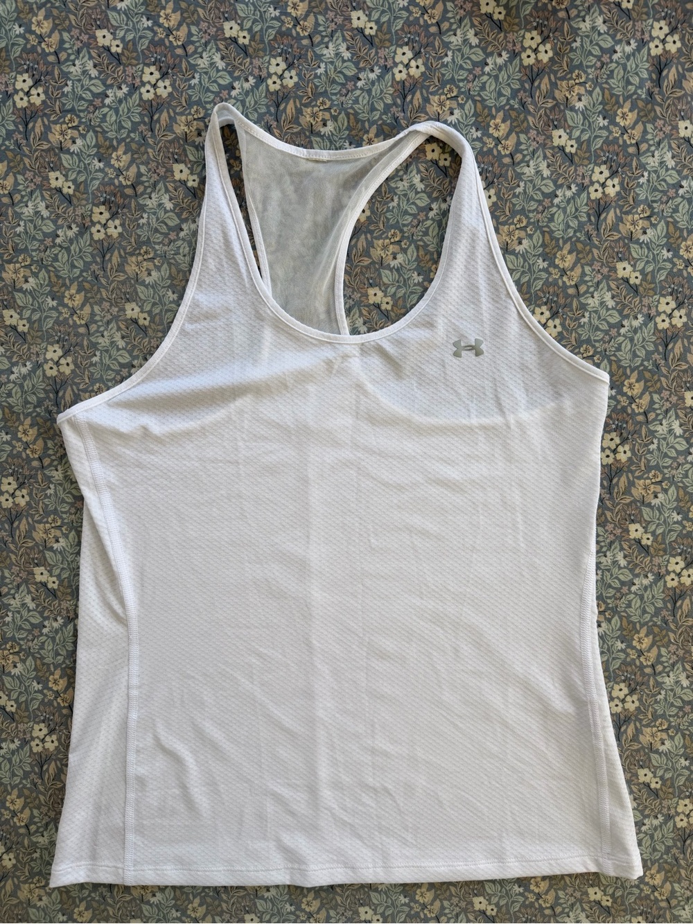 Under Armour White Racerback Training Tank